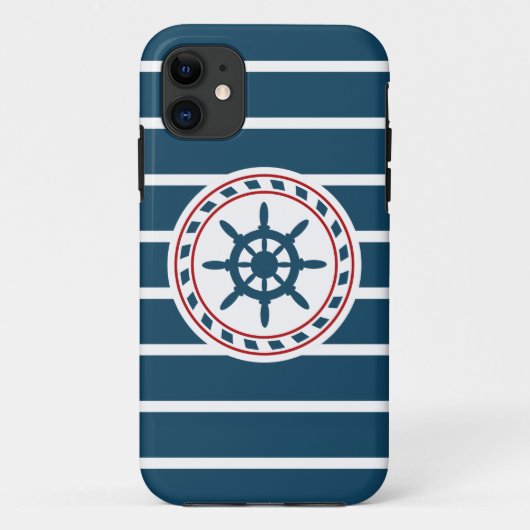 Nautisch ontwerp Case-Mate iPhone case (Achterkant)