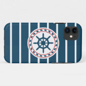 Nautisch ontwerp Case-Mate iPhone case (Achterkant (horizontaal))