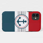 Nautisch ontwerp Case-Mate iPhone case (Achterkant (horizontaal))