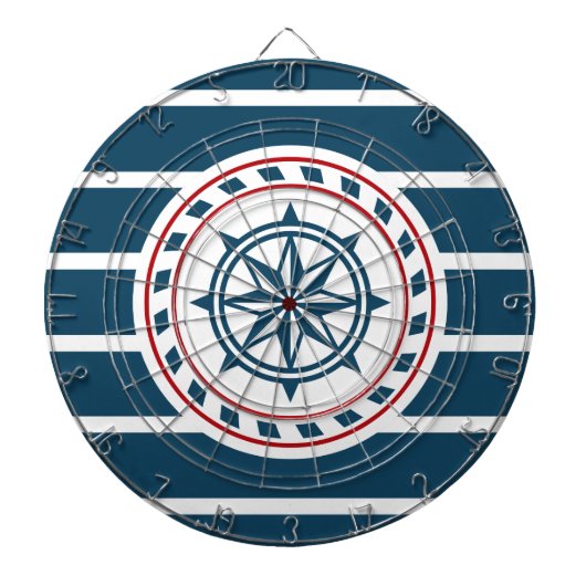 Nautisch ontwerp dartbord (Voorkant)