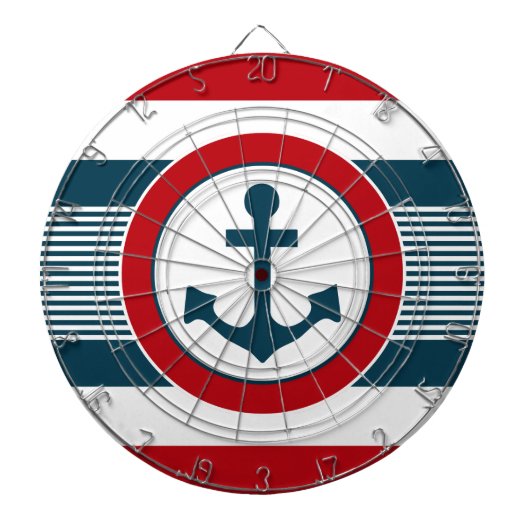 Nautisch ontwerp dartbord (Voorkant)