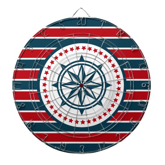 Nautisch ontwerp dartbord (Voorkant)