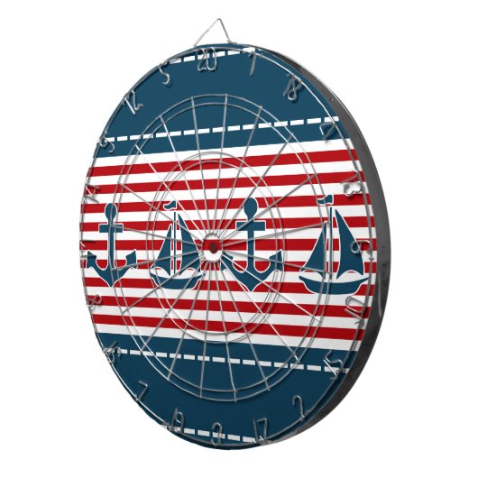 Nautisch ontwerp dartbord (Voorkant Rechts)