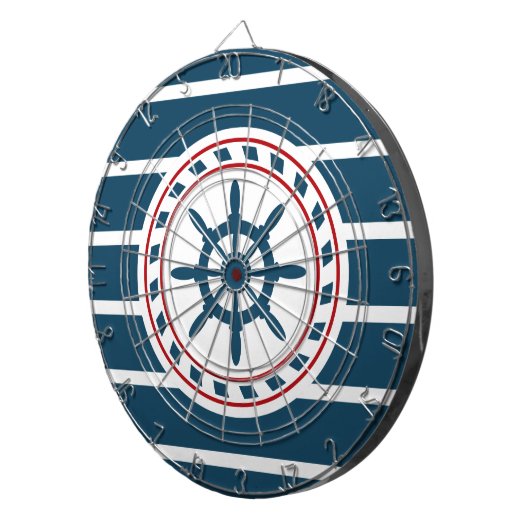 Nautisch ontwerp dartbord (Voorkant Rechts)