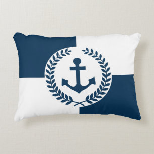 Nautisch ontwerp decoratief kussen