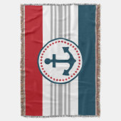 Nautisch ontwerp deken (Voorkant Verticaal)