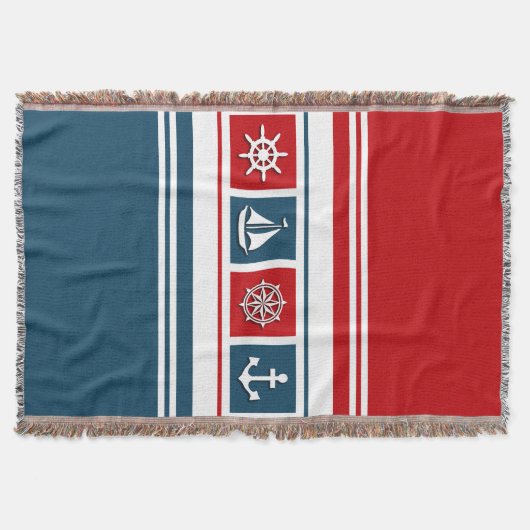 Nautisch ontwerp deken (Voorkant)