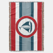 Nautisch ontwerp deken (Voorkant Verticaal)
