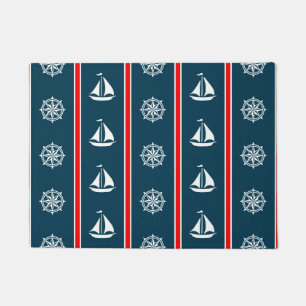 Nautisch ontwerp deurmat