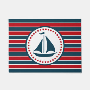 Nautisch ontwerp deurmat