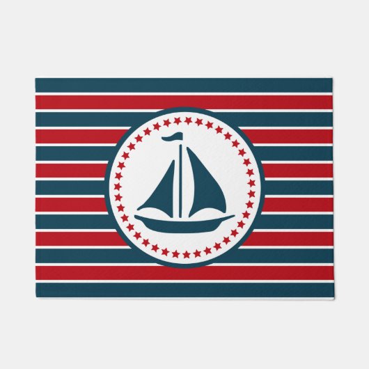 Nautisch ontwerp deurmat (Voorkant)