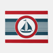 Nautisch ontwerp deurmat (Voorkant)