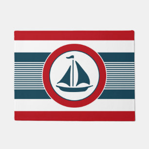 Nautisch ontwerp deurmat