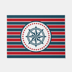 Nautisch ontwerp deurmat