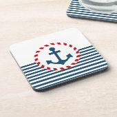Nautisch ontwerp drankjes onderzetter (Linkerzijde)