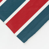 Nautisch ontwerp fleece deken (Hoek)
