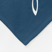 Nautisch ontwerp fleece deken (Hoek)
