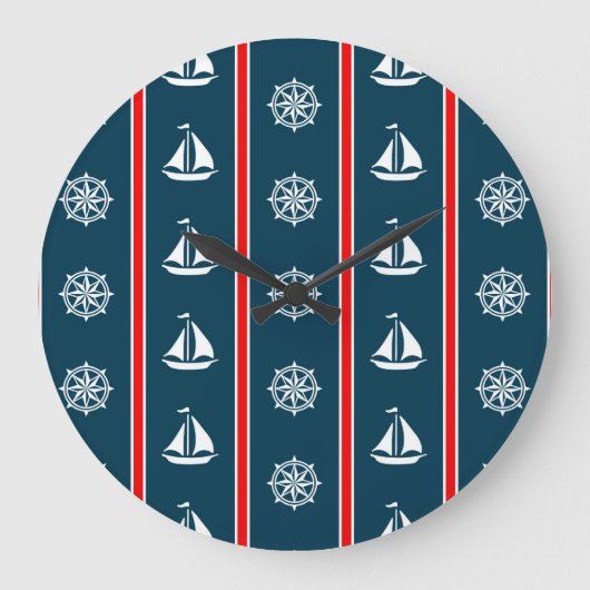 Nautisch ontwerp grote klok (Voorkant)