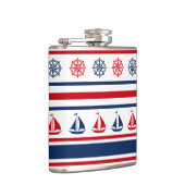 Nautisch ontwerp heupfles (Rechts)