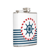 Nautisch ontwerp heupfles (Rechts)