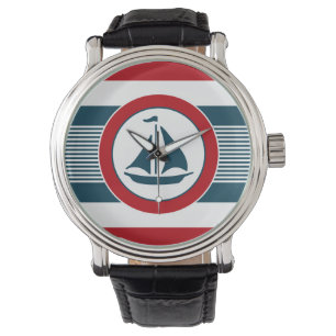 Nautisch ontwerp horloge