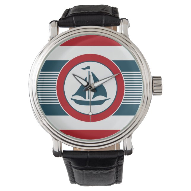 Nautisch ontwerp horloge (Voorkant)