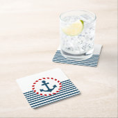 Nautisch ontwerp kartonnen onderzetters (Insitu)