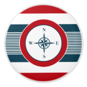 Nautisch ontwerp keramische knop (Voorkant)