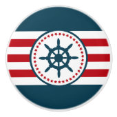 Nautisch ontwerp keramische knop (Voorkant)