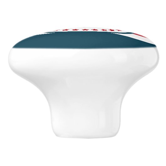 Nautisch ontwerp keramische knop (Zijkant)