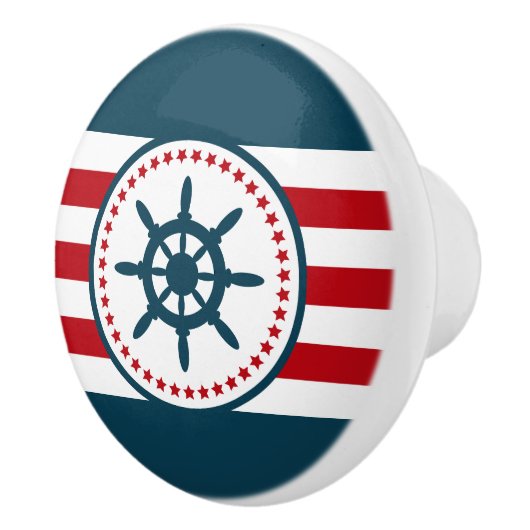 Nautisch ontwerp keramische knop (Rechts)