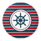 Nautisch ontwerp keramische knop (Voorkant)