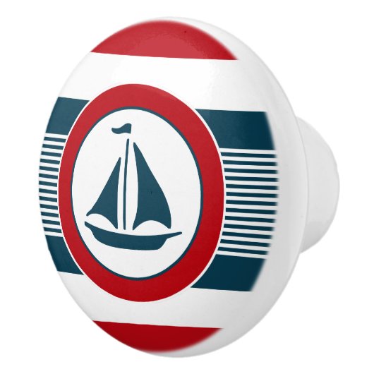 Nautisch ontwerp keramische knop (Rechts)