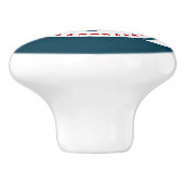 Nautisch ontwerp keramische knop (Zijkant)