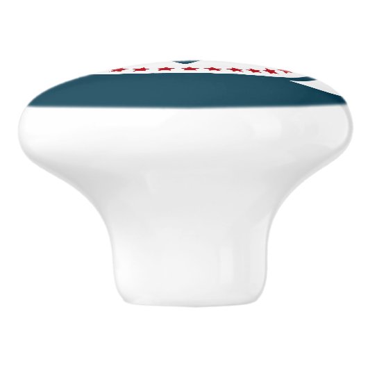 Nautisch ontwerp keramische knop (Zijkant)