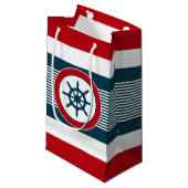 Nautisch ontwerp klein cadeauzakje (Voorkant Gekanteld)