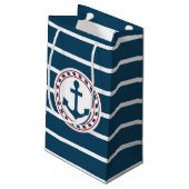 Nautisch ontwerp klein cadeauzakje (Achterkant Gekanteld)