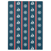 Nautisch ontwerp klembord (Achterkant)