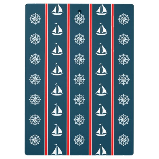 Nautisch ontwerp klembord (Achterkant)