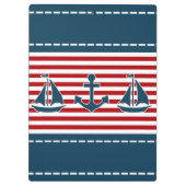Nautisch ontwerp klembord (Achterkant)