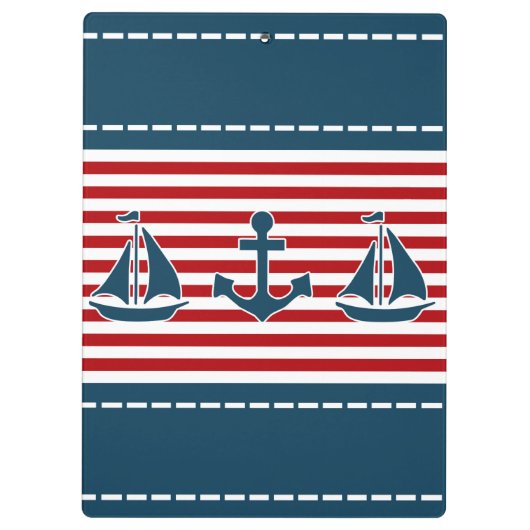 Nautisch ontwerp klembord (Achterkant)