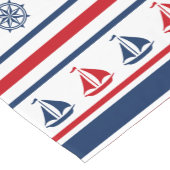 Nautisch ontwerp korte tafelloper (Hoek)