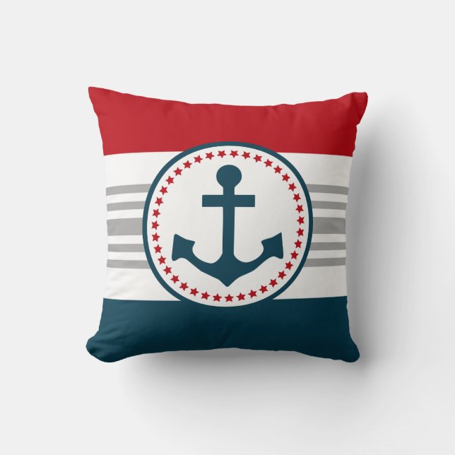 Nautisch ontwerp kussen (Voorkant)