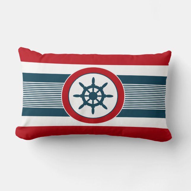 Nautisch ontwerp kussen (Voorkant)