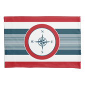 Nautisch ontwerp kussensloop (Voorkant)