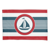 Nautisch ontwerp kussensloop (Voorkant)