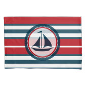 Nautisch ontwerp kussensloop (Voorkant)