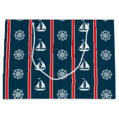 Nautisch ontwerp large cadeautasje (Voorkant)