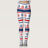 Nautisch ontwerp leggings (Voorkant)