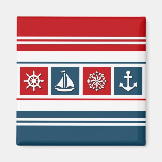 Nautisch ontwerp magneet (Voorkant)